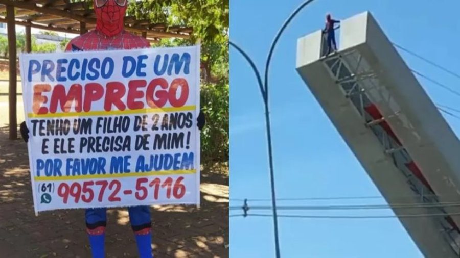 Center homem aranha precisando de emprego ameaca de matar widelg