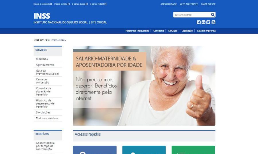 Center site do inss
