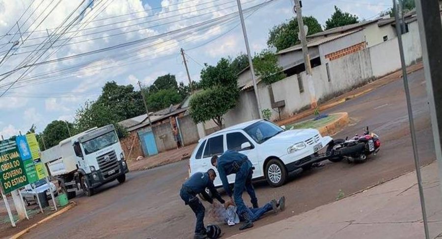 Center maracaju motociclista empreende fuga de viatura policial e colidi com veiculo em rotatoria na vila juquita 1636118322 widelg