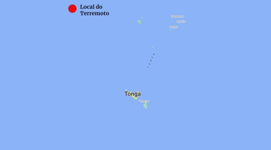 Center terremoto tonga