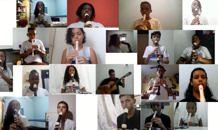 Center prefeitura lana clipe com 23 alunos flautistas da rede municipal que gravaram trem das onze de adoniran barbosa 2 49895026016 o
