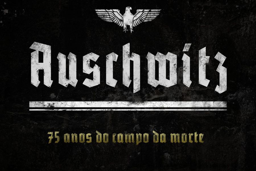 Center banner abre holocausto refeito