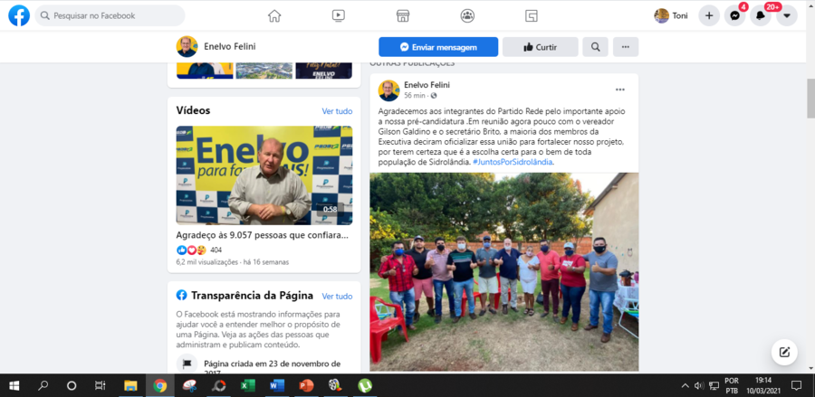 Center print p gina gilson galdino desmente