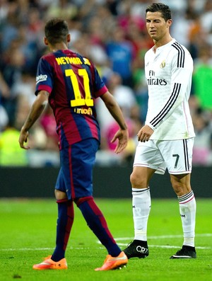 Neymar cristiano ronaldo barcelona real madrid