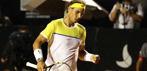 Sob chuva rafael nadal comemora ponto conquistado sobre pablo carreno busta no rio open 1455672677045 615x300