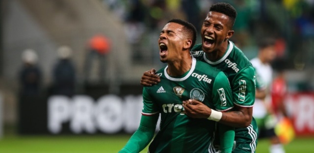 Gabriel jesus comemora gol marcado pelo palmeiras sobre o america mg 1466560300035 615x300