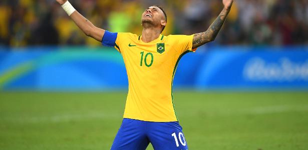 Neymar comemora penalti convertido que deu medalha de ouro para o brasil 1471735943991 v2 615x300